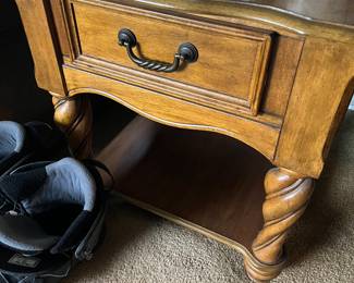 One of two end tables