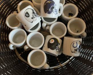 Mini Football Mugs