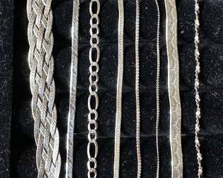 Sterling silver bracelets