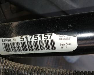 2021 EZ GO cart serial number.