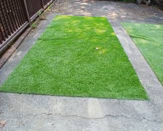 7' x 13' grass outdoor rug