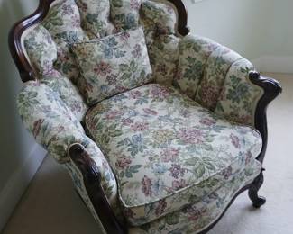 Victorian parlor chair