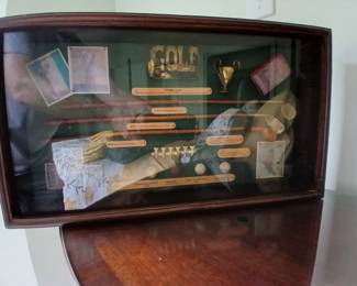 Golf shadow box