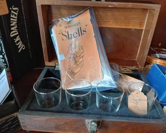 antique whiskey Shells