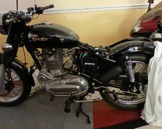 Royal Enfield motorcycle.