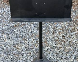 Adjustable music stand.