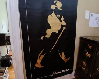 Johnny Walker silk advertisement