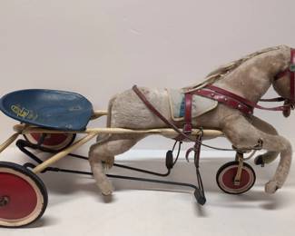 Steiff Horse with scully riding toy
