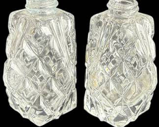Clear Glass Diamond Patterned SP Shakers