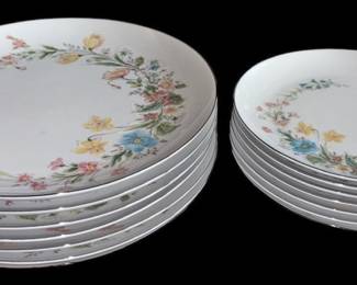 Premiere Fine China Berkshire Plates