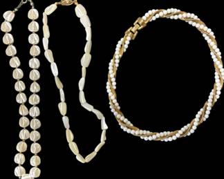 Faux Pearl Necklaces