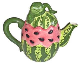 Cracker Barrel Watermelon Teapot