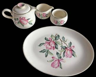 Homer Laughlin Pink Magnolia Dinnerware