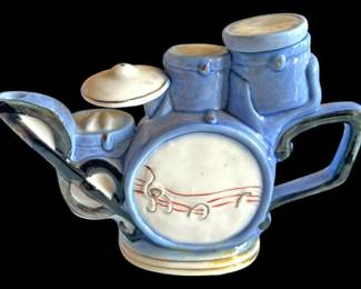 Drum Kit Tea Pot