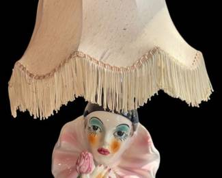 Vintage Italian Pierrot Table Lamp