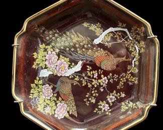 Hexagonal Japanese Porcelain Plate
