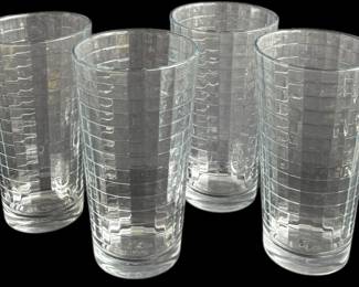 Pasabahce Block Optic Glass Tumblers