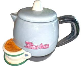 Vintage Fitz Floyd Perko Teapot