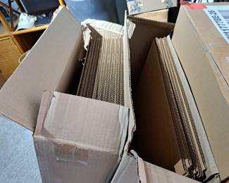 LARGE BOXES - NEVER USED