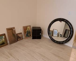 MOR ART AND MIRRORS, STORAGE FOOT STOOL