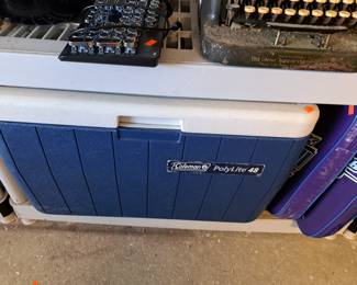 COLEMAN COOLER, DEVIL RAYS SEAT PADS