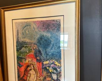 Marc Chagall, "Serenade ", litho
