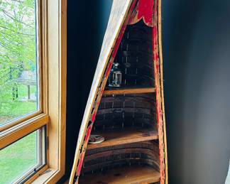 Canoe bookcase