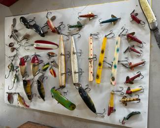 Vintage fishing lures