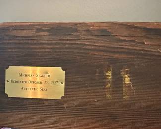 U of M Authentic 1927 seat