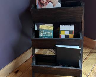 Wood Magazine Rack