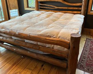King Log Bed