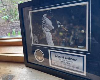 Miguel Cabrera framed Art