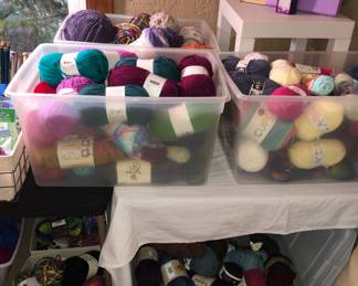 New skeins of yarn. Excellent condition. Many to choose from.