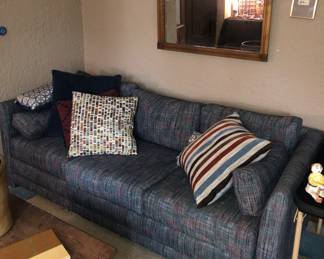 Vintage 3 seated couch (79” L”). Very good condition.