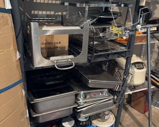 Catering pans and supplies
