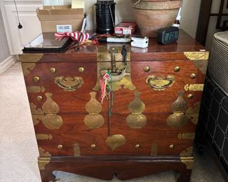 Korean Tansu chest - great for a nightstand or end table.