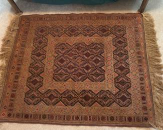 Afghan Mushwani Kilim rug.