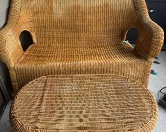 Wicker Loveseat