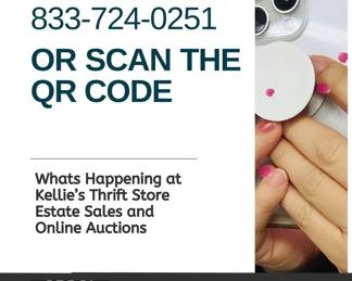 Scan the QR Code or Text KELLIES to the above number to receive our text messages