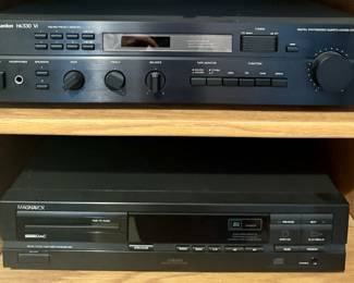 Stereo Receiver and Magnavox DVD Player