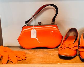 Vintage shoes, bag and gloves!