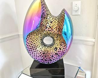Beautiful Contemporary Metal Sculpture in an Array of Bright Colors! 24"H x 16"W