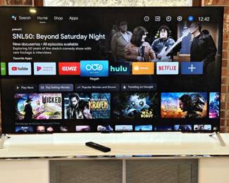 Sony Flatscreen 65" Smart TV with Original Remote and Stand Model #XBR-65X900C
