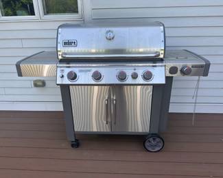 Weber Genesis GS4 S-435 Grill. 4 burners plus side burner. In excellent, used condition. Covered when not in use and professionally cleaned periodically. 