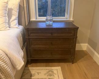 Vanguard Deluxe Nightstand (2x) in weathered wood