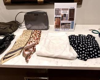 Silk scarves from Holland & Holland and clothing