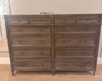 Vanguard deluxe dresser in weathered wood
