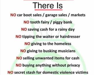 Because of high fees, charge backs, fraud and scanners, we do not accept anything electronic in forms of payment.
I do accept checks with proper ID
I can prosecute checks but not credit card theft.
Thank you for using cash!
Miss Ruby