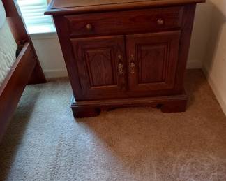 Wooden nightstand with drawer
