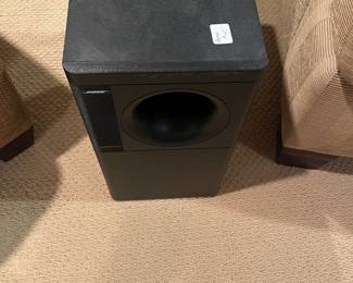 $40. Bose Accoustimass 3 Series IV Speaker system. Available during in-person shopping